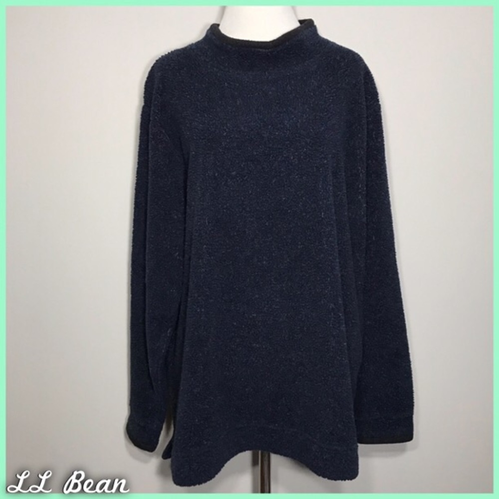 LL Bean Fleece Sweatshirt - Picture 3 of 5